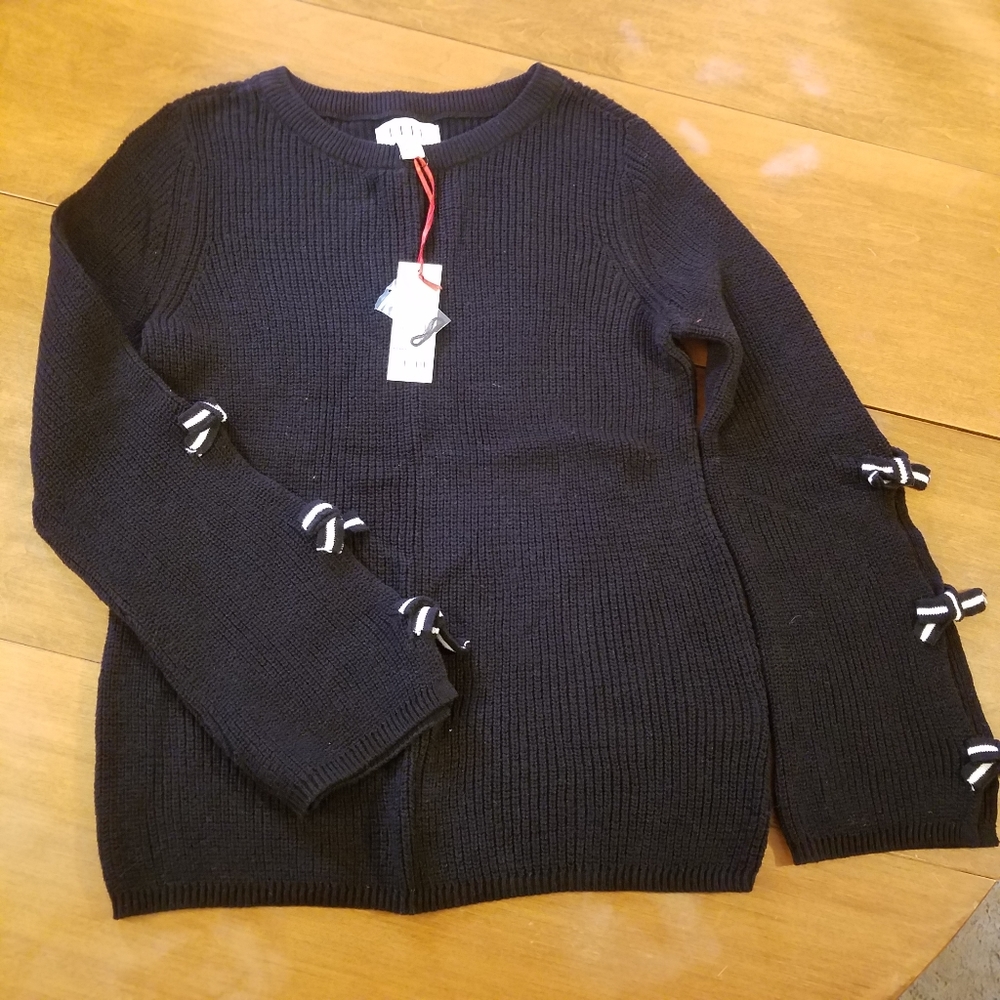 NWT Elle Bow Sleeve Pullover Sweater